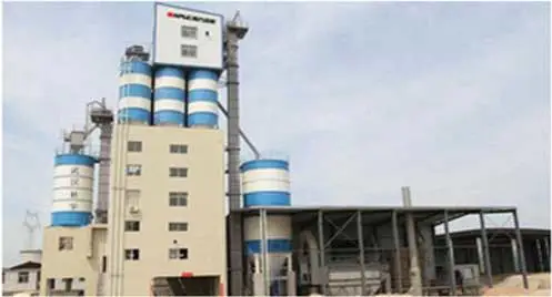 南方路机干混砂浆搅拌设备在湖北武汉工程案例